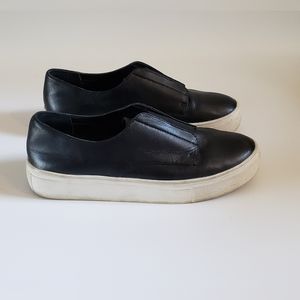 Steven by Steve Madden Garnet Women's Black Leather Slip On Shoe Size 7.…